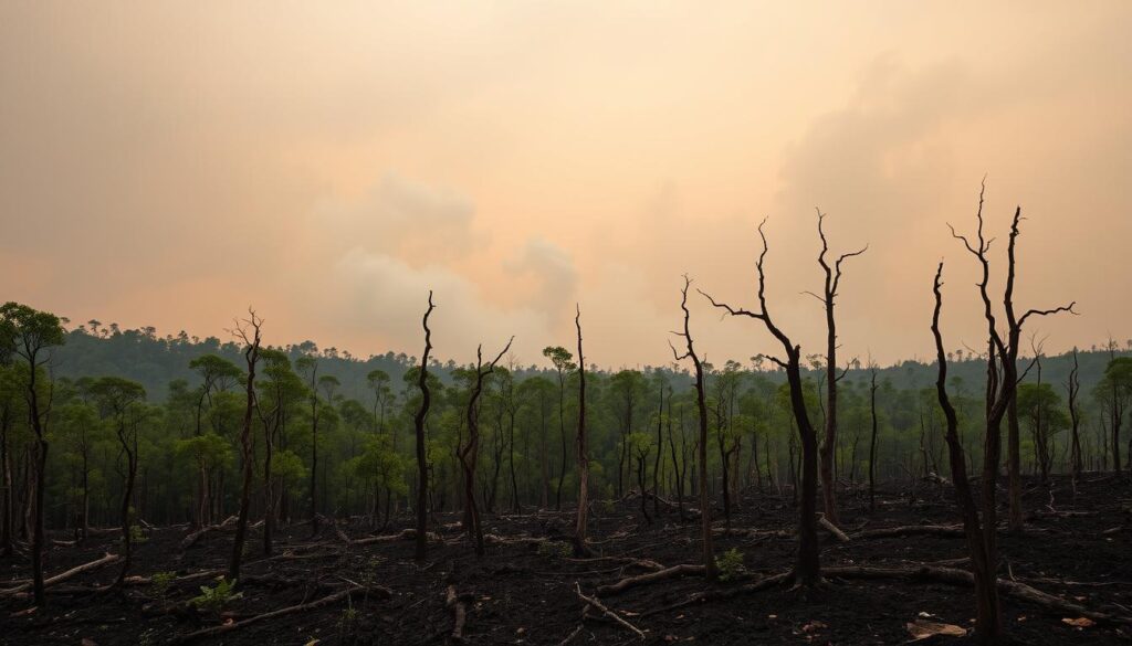 deforestasi dan perubahan iklim