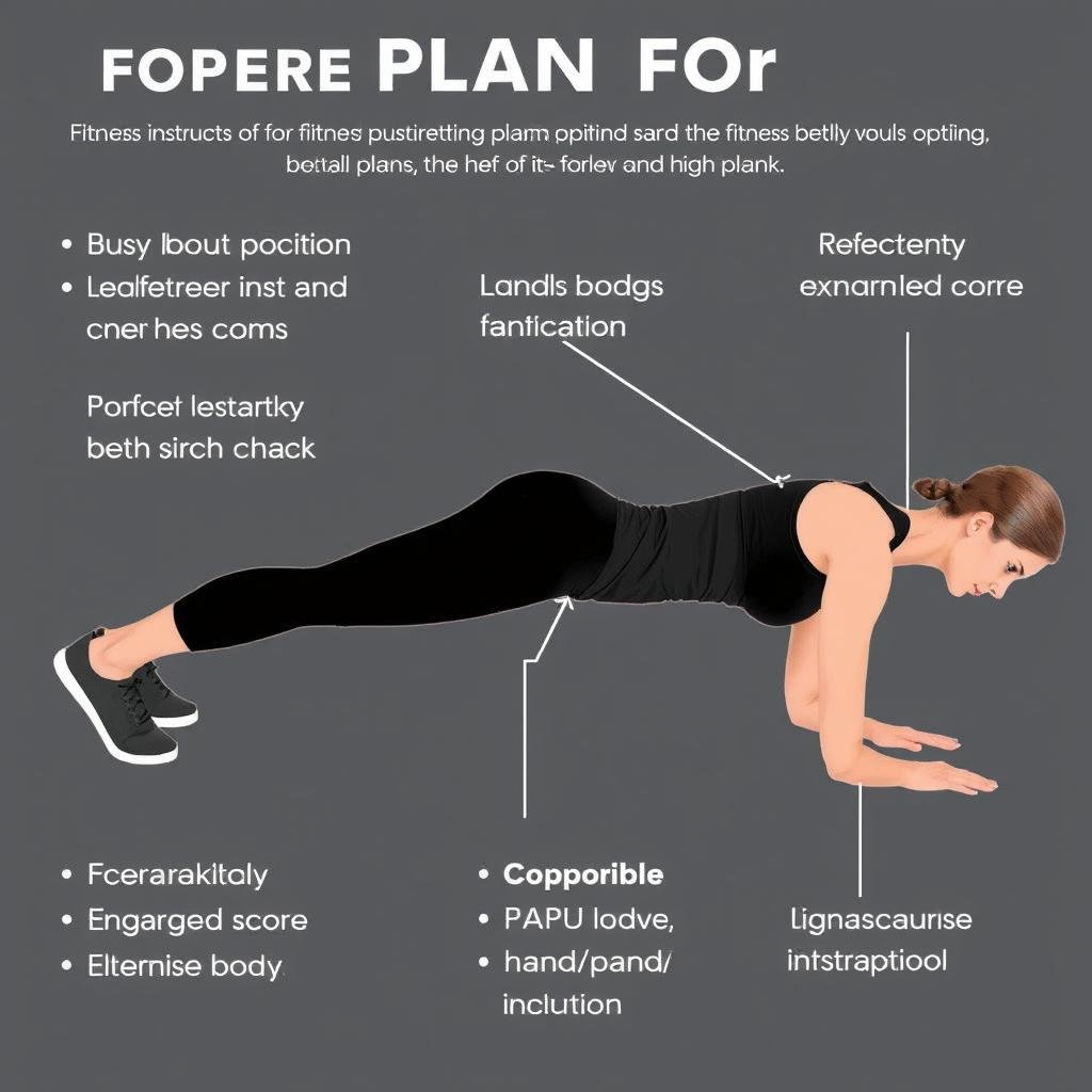 Gerakan Plank Holds dalam rutinitas HIIT pemula Gerakan Plank Holds dalam rutinitas HIIT pemula